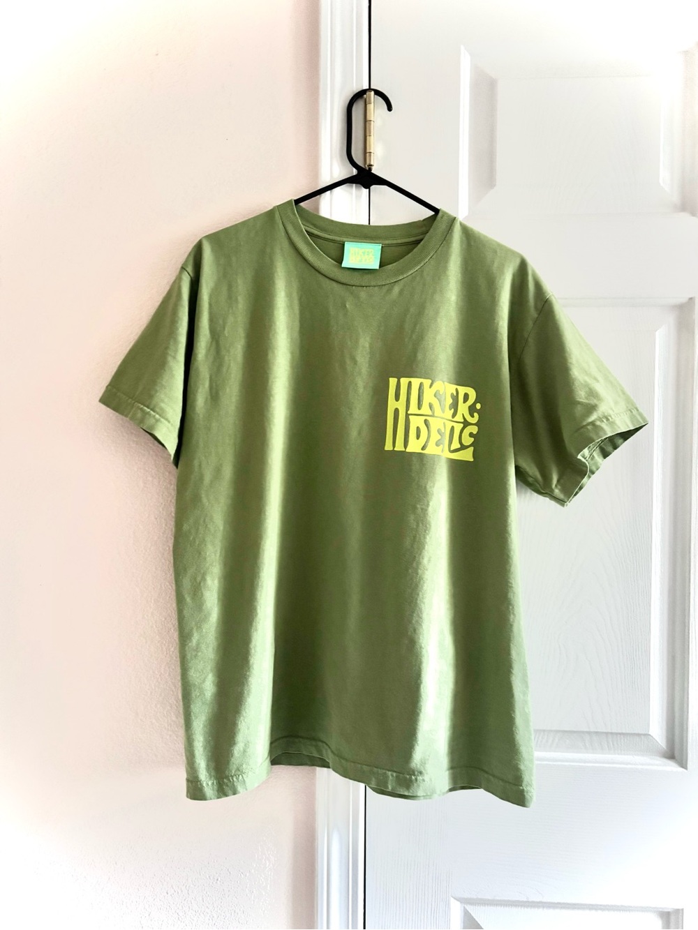 Hikerdelic Hippie TShirt Mens Green Euphoria Retro Short Sleeve M